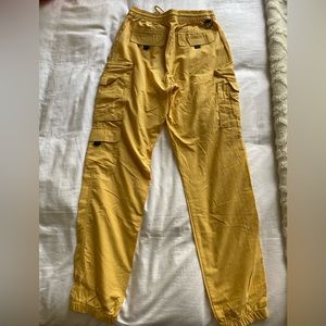 NWT Urban Outiftters Yellow Cargo Pants